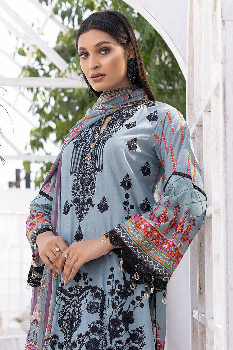 Picture of Lala - LP 073 Ocherous Magnifique Embroidered Lawn Collection - Available at Raja Sahib