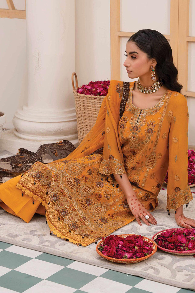 Picture of Azu - AZU 02 Embroidered Chiffon Collection - Available at Raja Sahib