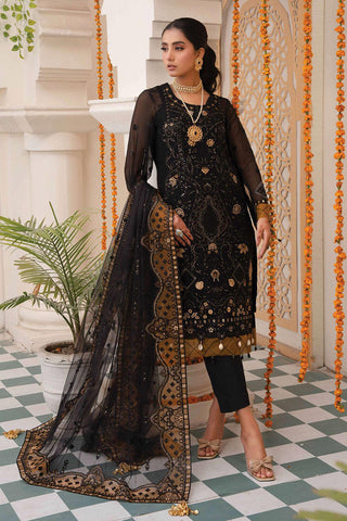 AZU 04 Embroidered Chiffon Collection