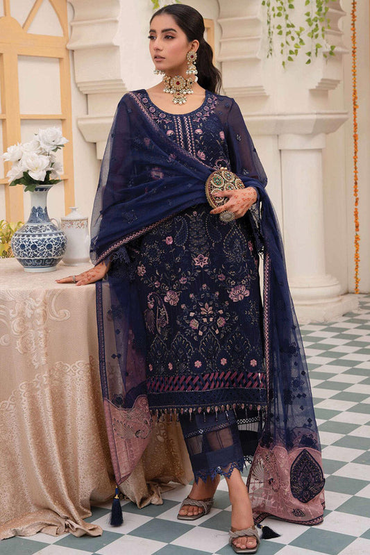 Picture of Azu - AZU 06 Embroidered Chiffon Collection - Available at Raja Sahib