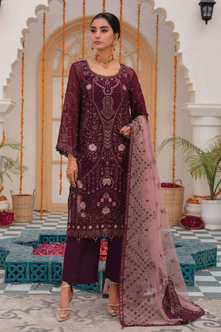 AZU 07 Embroidered Chiffon Collection