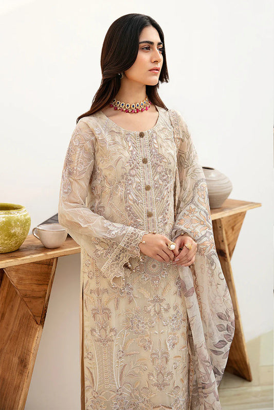 Picture of Ramsha - A 802 Chevron Embroidered Chiffon Collection Vol 8 - Available at Raja Sahib