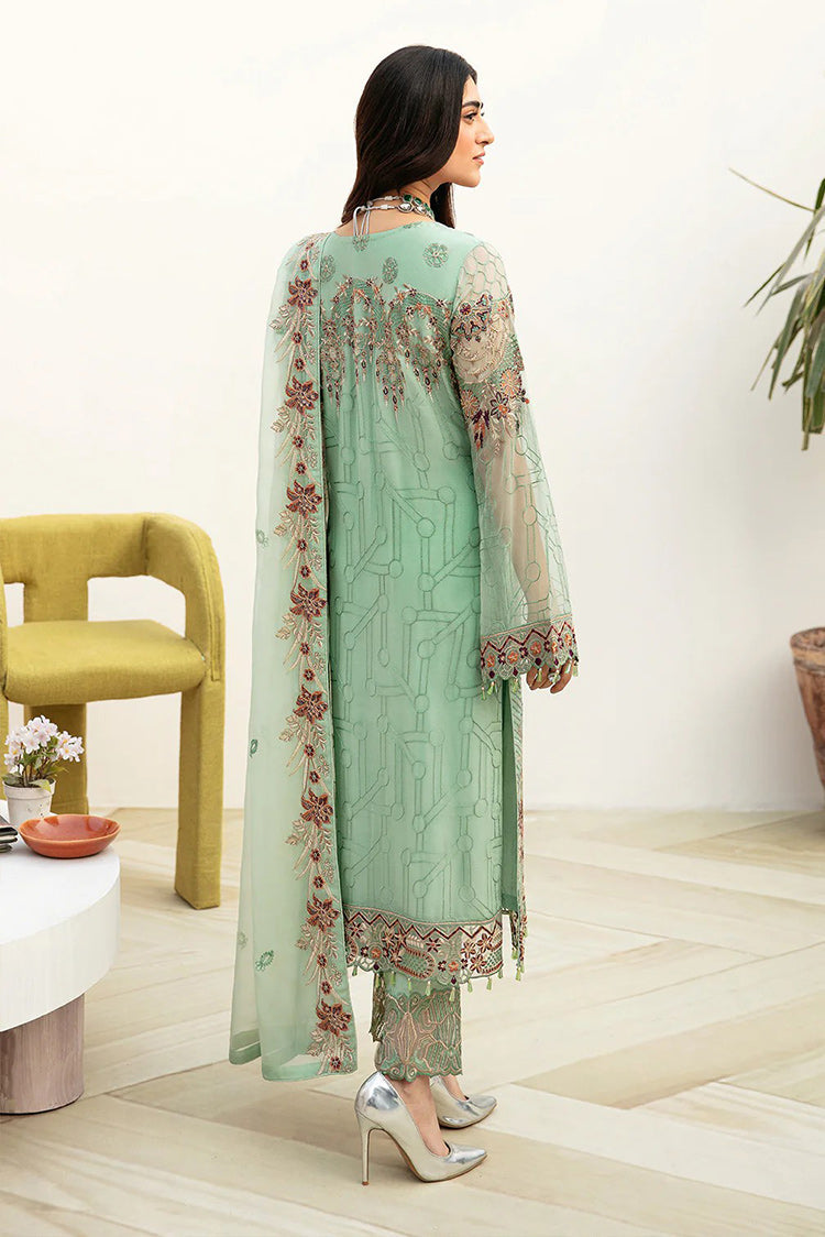 Picture of Ramsha - A 804 Chevron Embroidered Chiffon Collection Vol 8 - Available at Raja Sahib