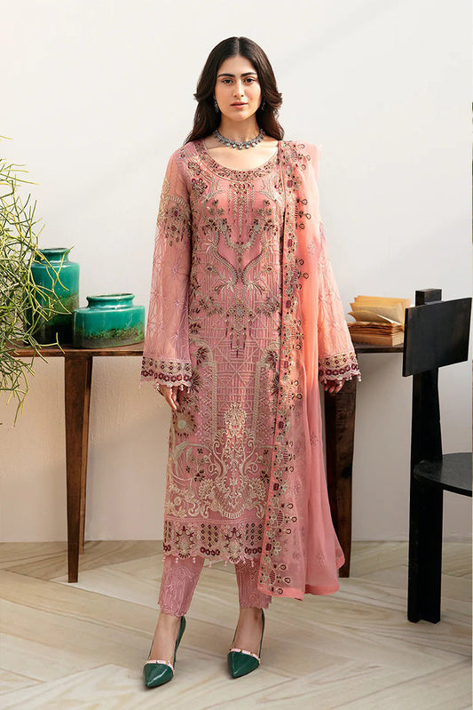 Picture of Ramsha - A 805 Chevron Embroidered Chiffon Collection Vol 8 - Available at Raja Sahib