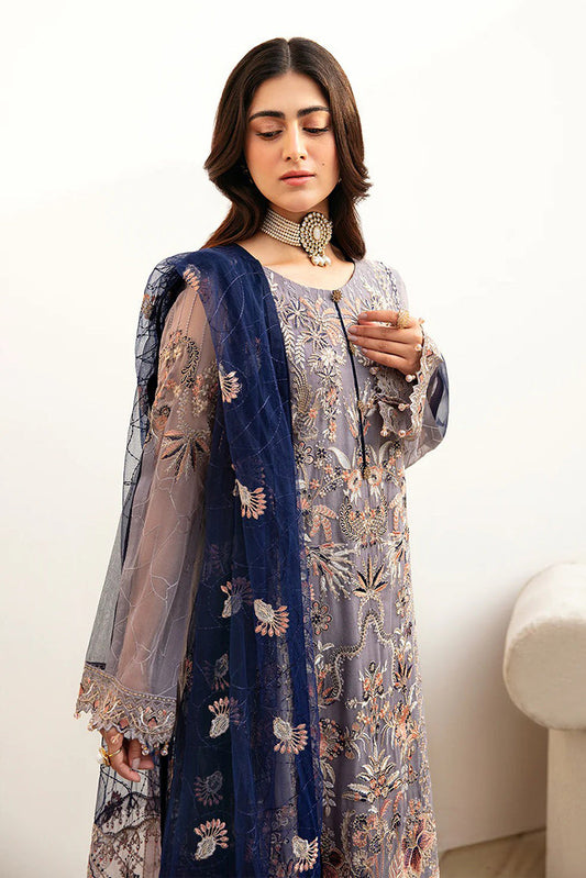 Picture of Ramsha - A 809 Chevron Embroidered Chiffon Collection Vol 8 - Available at Raja Sahib