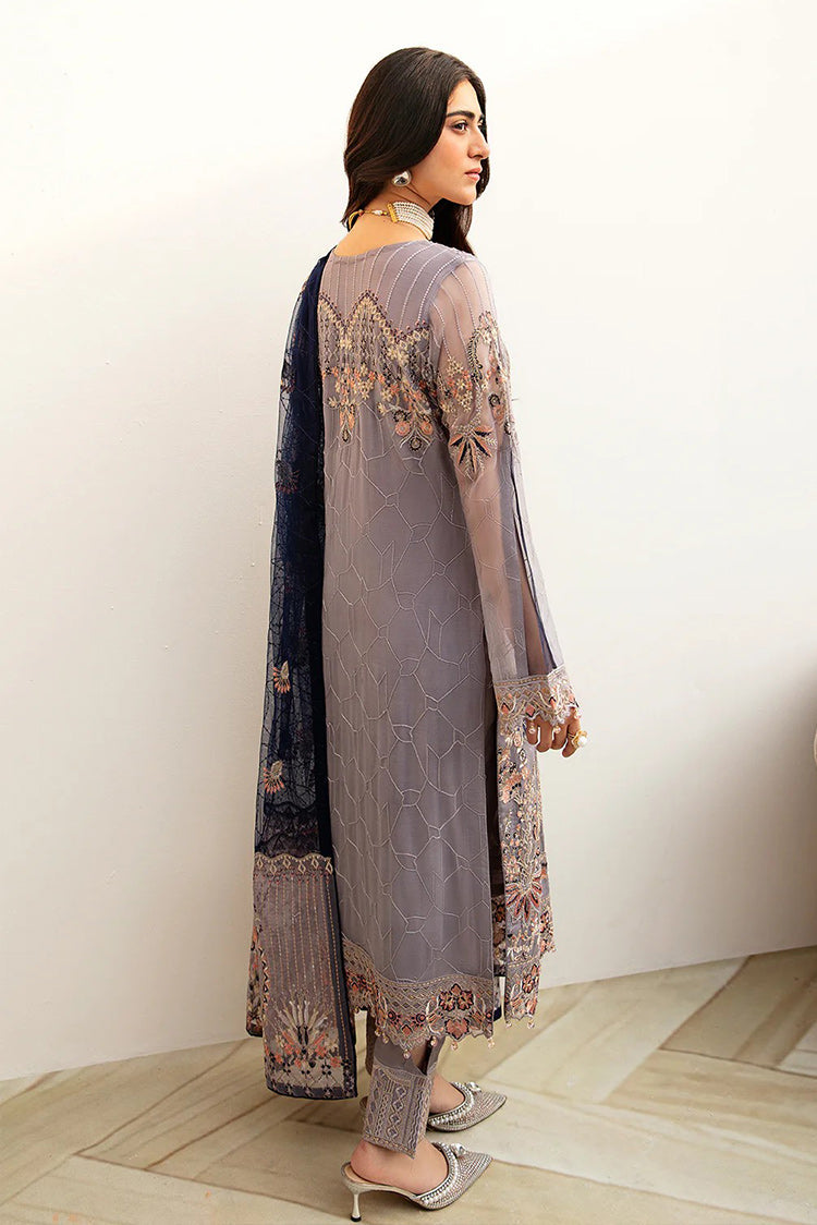 Picture of Ramsha - A 809 Chevron Embroidered Chiffon Collection Vol 8 - Available at Raja Sahib