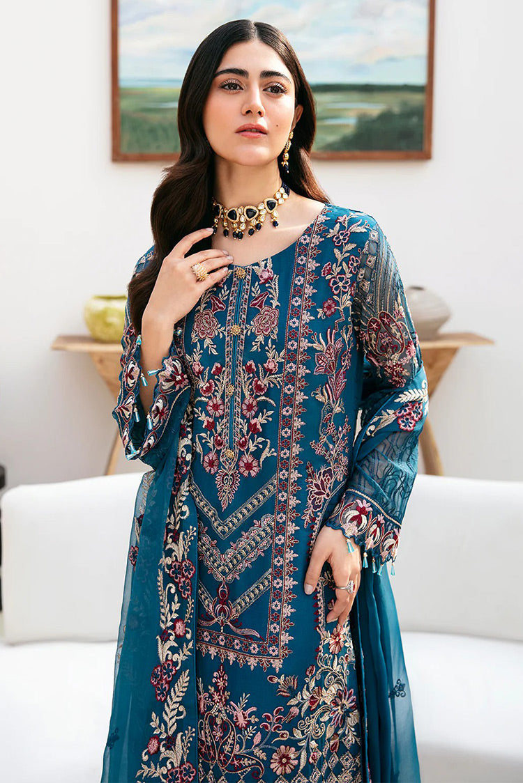 Picture of Ramsha - A 811 Chevron Embroidered Chiffon Collection Vol 8 - Available at Raja Sahib