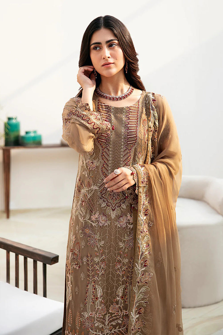 Picture of Ramsha - A 812 Chevron Embroidered Chiffon Collection Vol 8 - Available at Raja Sahib