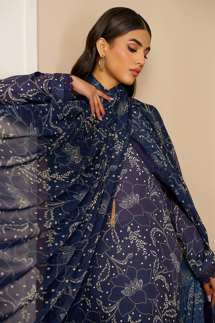 Picture of Zarif - ZSP 03 BAREEN Printed Silk Collection - Available at Raja Sahib