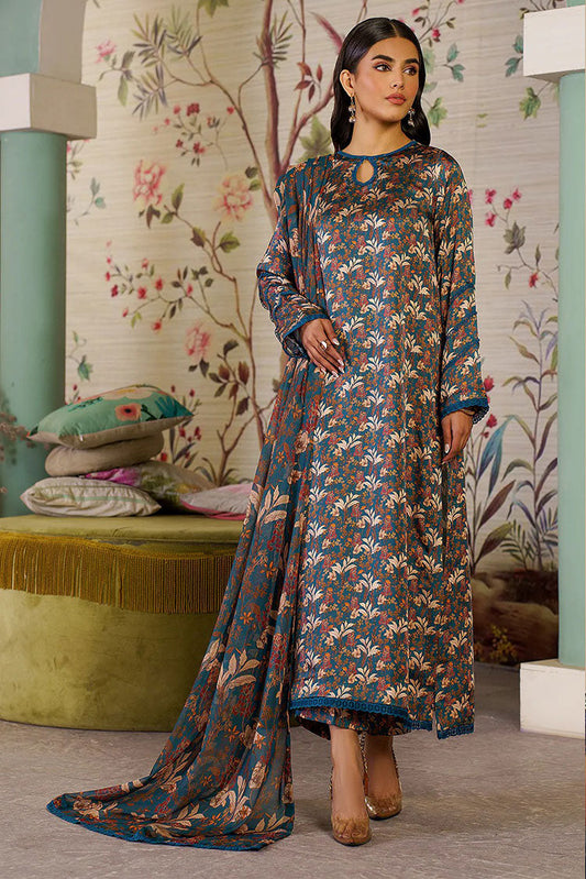 Picture of Zarif - ZSP 05 ANABIYA Printed Silk Collection - Available at Raja Sahib