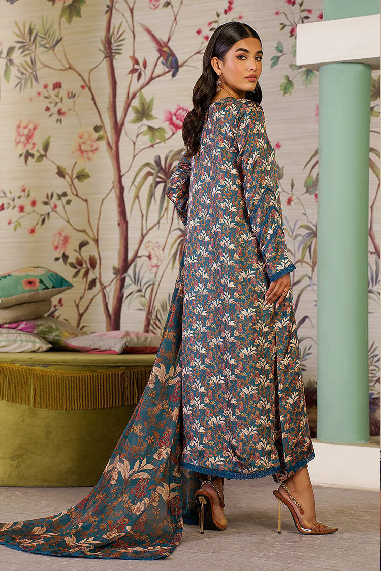 Picture of Zarif - ZSP 05 ANABIYA Printed Silk Collection - Available at Raja Sahib