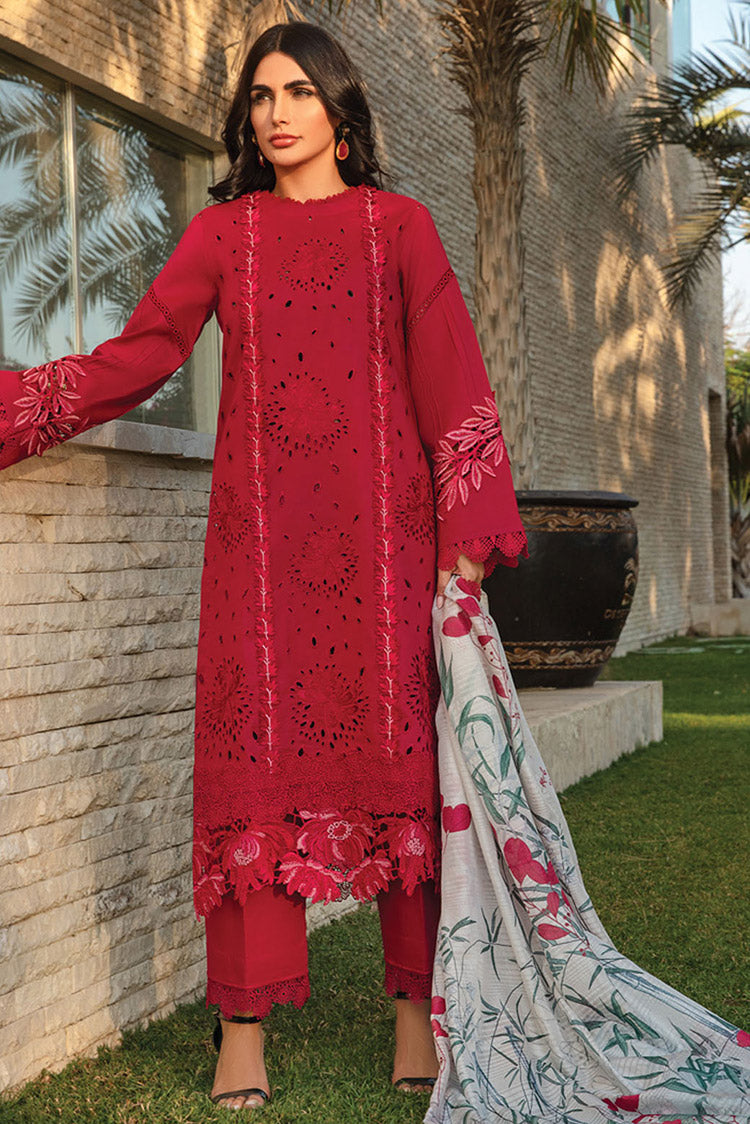 Picture of Rang Rasiya - 12 Scarlet Carnation Embroidered Lawn Collection - Available at Raja Sahib