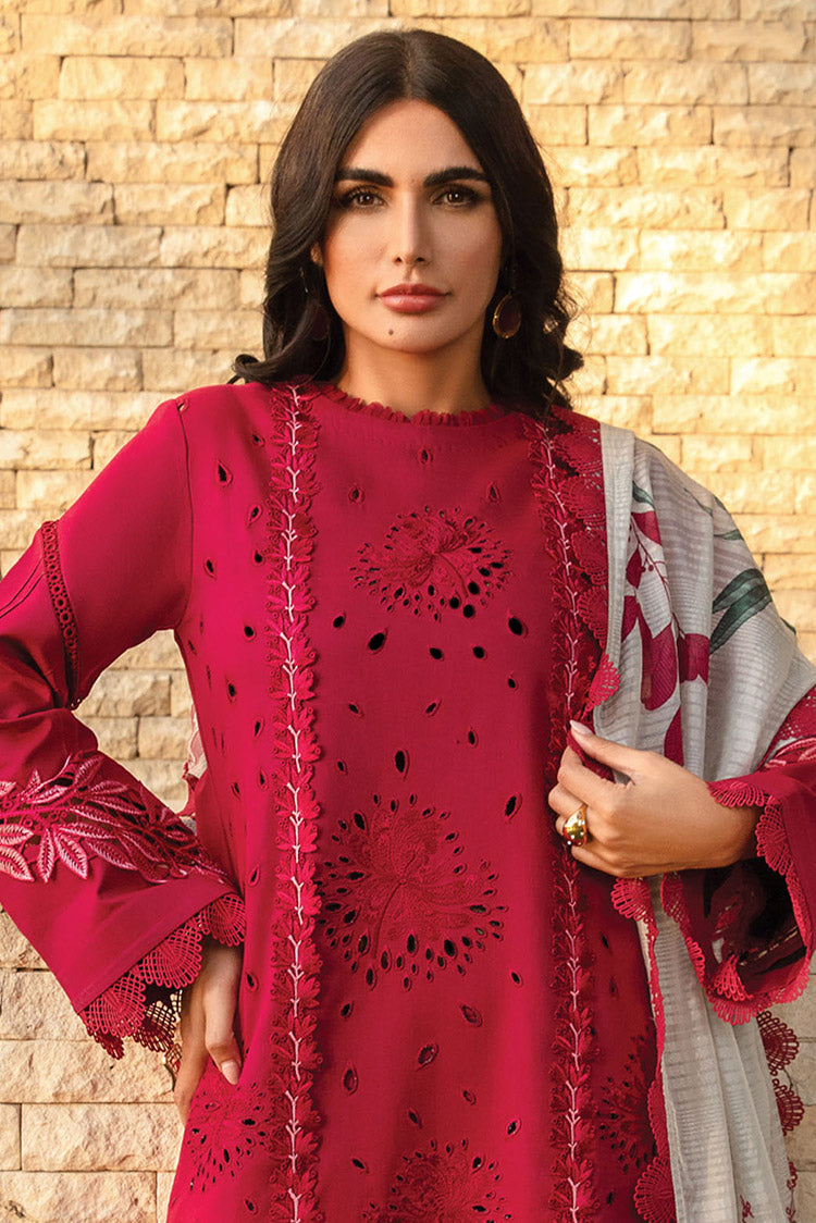 Picture of Rang Rasiya - 12 Scarlet Carnation Embroidered Lawn Collection - Available at Raja Sahib