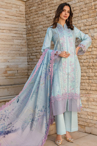 09 Ocean Carnation Embroidered Lawn Collection