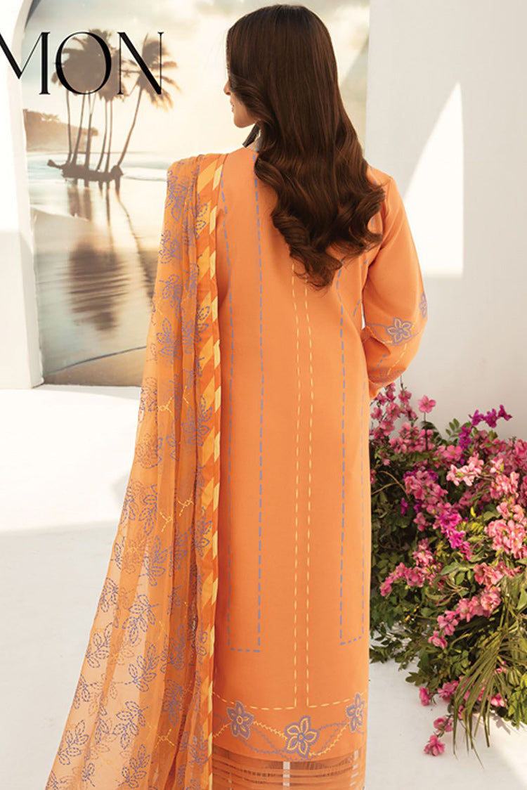 Picture of Rang Rasiya - D10 Cinnamon Florence Summer Edit Collection - Available at Raja Sahib