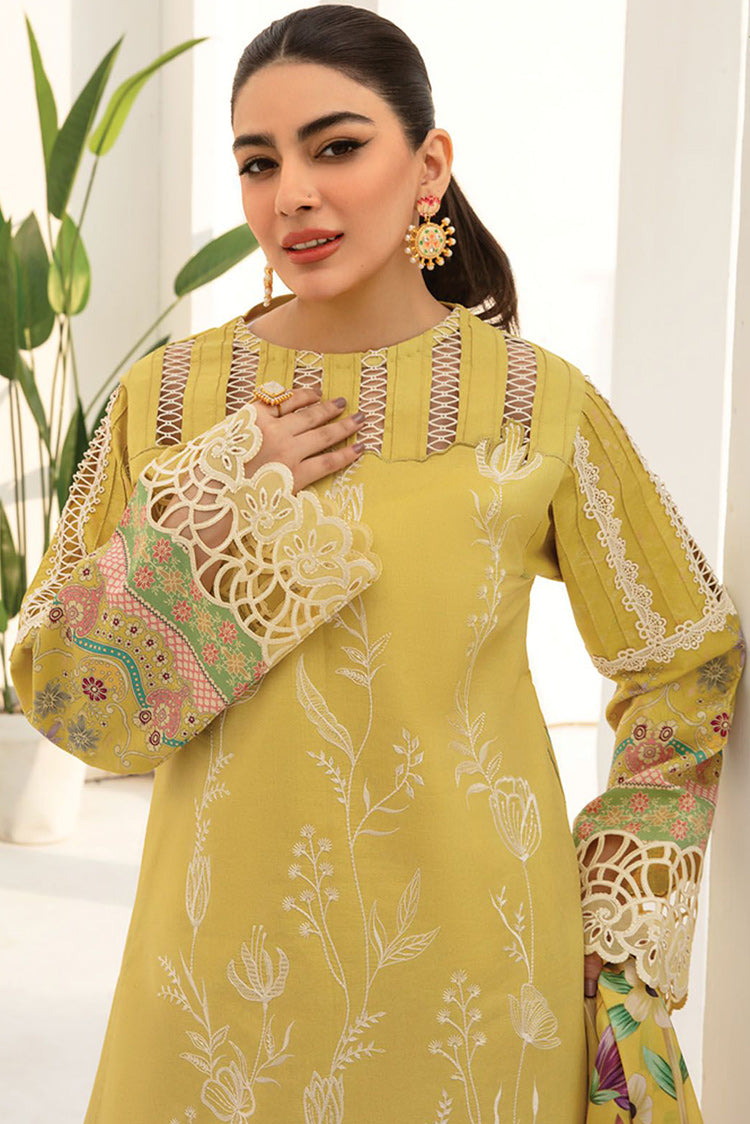 Picture of Rang Rasiya - D6 Sunshine Florence Summer Edit Collection - Available at Raja Sahib