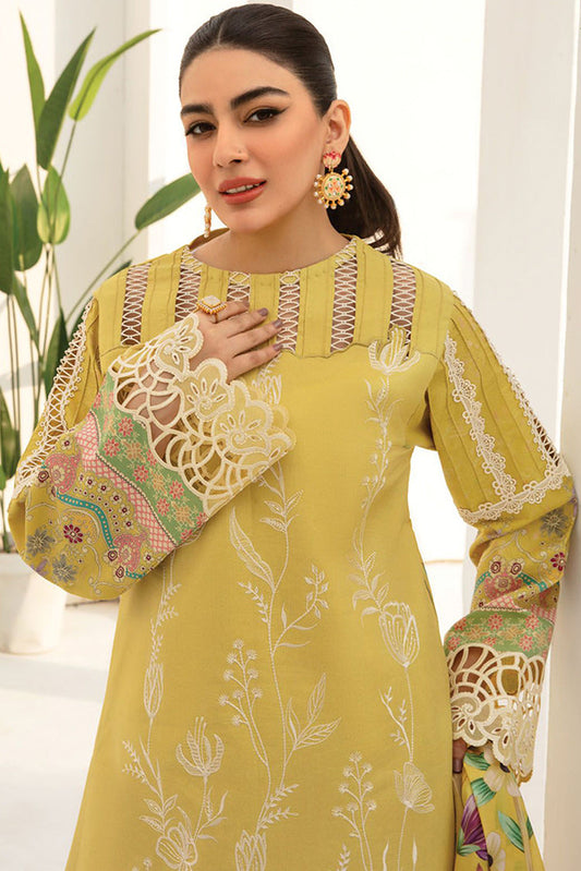 Picture of Rang Rasiya - D6 Sunshine Florence Summer Edit Collection - Available at Raja Sahib