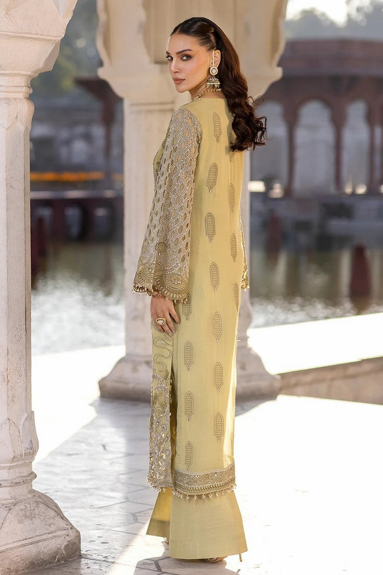 Picture of Flossie - 01 HONEY HAZE Safeera Embroidered Chiffon Collection Vol 13 - Available at Raja Sahib