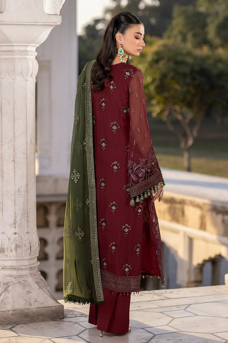 Picture of Flossie - 05 CHERRYADE Safeera Embroidered Chiffon Collection Vol 13 - Available at Raja Sahib