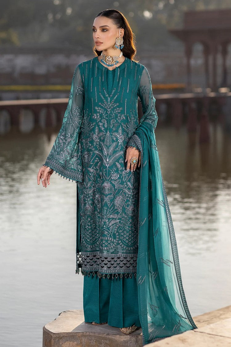 Picture of Flossie - 06 COLD LIGHT Safeera Embroidered Chiffon Collection Vol 13 - Available at Raja Sahib