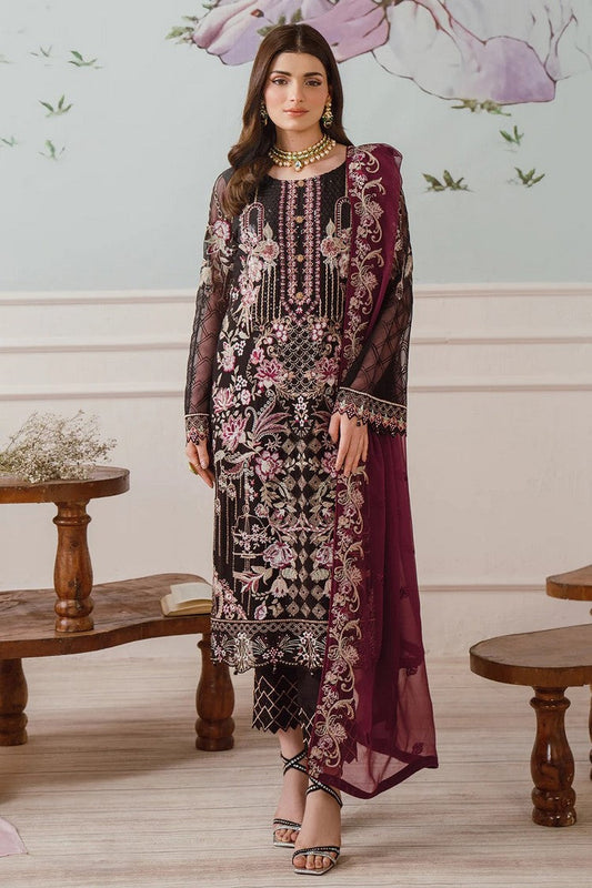 Picture of Ramsha - F 2504 Embroidered Chiffon Collection Vol 25 - Available at Raja Sahib