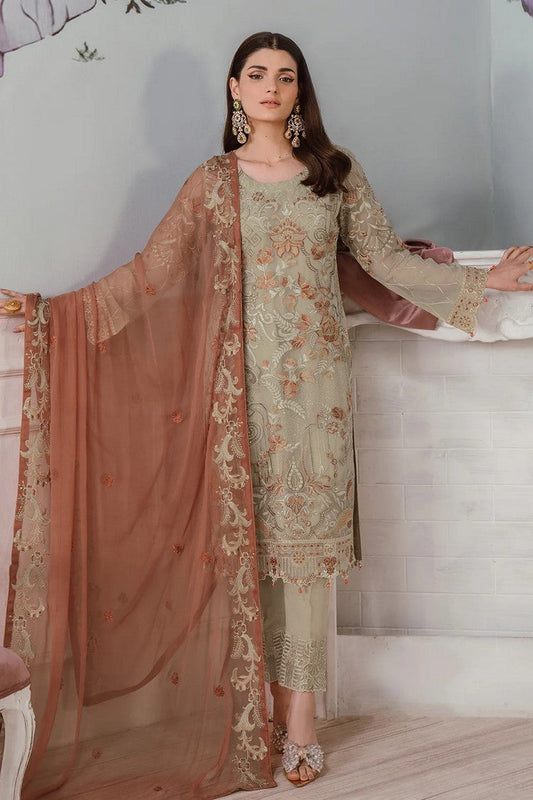 Picture of Ramsha - F 2505 Embroidered Chiffon Collection Vol 25 - Available at Raja Sahib