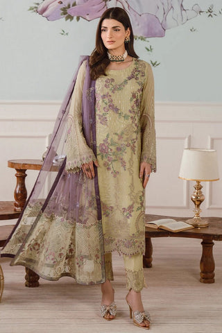 F 2512 Embroidered Chiffon Collection Vol 25