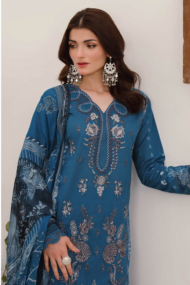 Picture of Ramsha - L 1012 Mashaal Embroidered Lawn Collection Vol 10 - Available at Raja Sahib