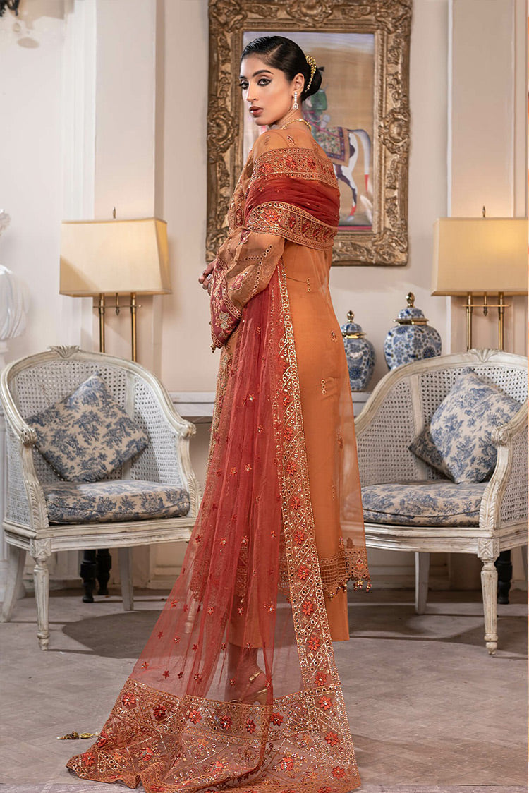 Picture of Janique - D 007 Barg Mustard JJ Embellished Luxury Collection Vol 2 - Available at Raja Sahib