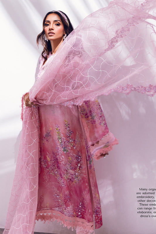 Picture of Nureh - NU2 134 Bombshell Ballerina Embroidered & Embellished Chiffon Collection - Available at Raja Sahib