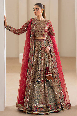 EMBROIDERED CHIFFON UC 3025 Luxury Embroidered Wedding Formals Edit