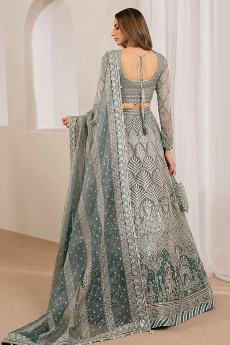 Picture of Jazmin - EMBROIDERED CHIFFON UC 3026 Luxury Embroidered Wedding Formals Edit - Available at Raja Sahib