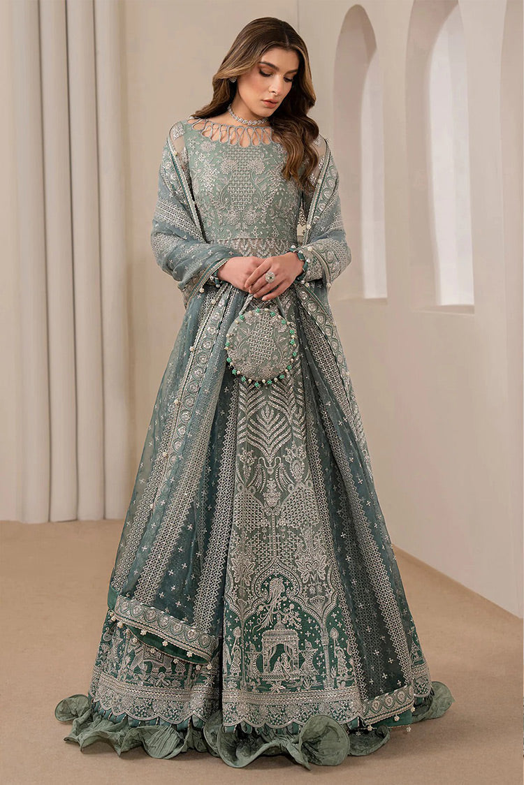 Picture of Jazmin - EMBROIDERED CHIFFON UC 3027 Luxury Embroidered Wedding Formals Edit - Available at Raja Sahib