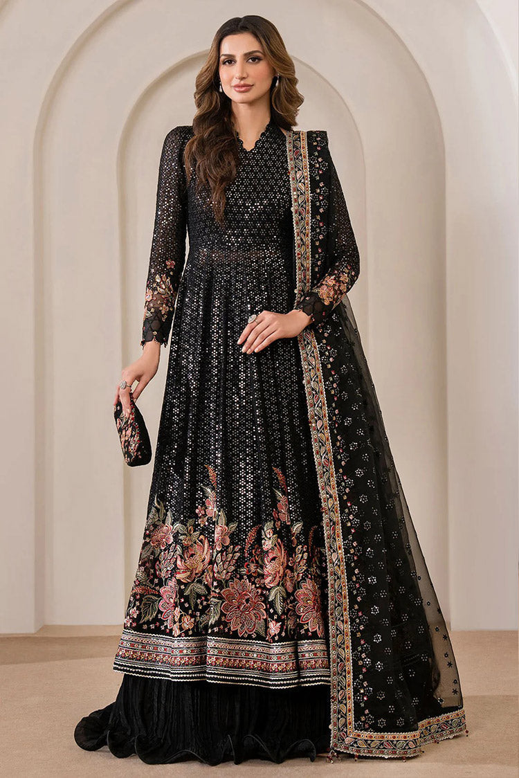 Picture of Jazmin - EMBROIDERED CHIFFON UC 3030 Luxury Embroidered Wedding Formals Edit - Available at Raja Sahib