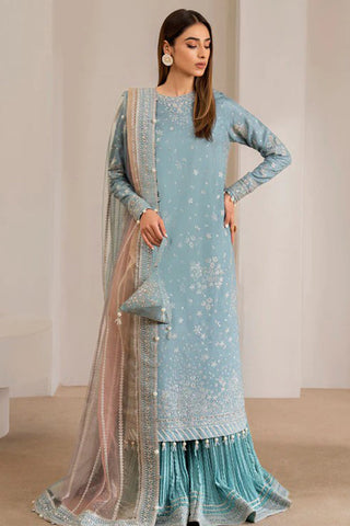 EMBROIDERED RAW SILK UR 7013 Luxury Embroidered Wedding Formals Edit