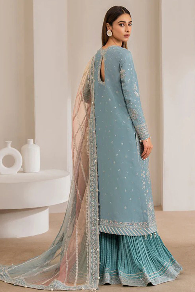 Picture of Jazmin - EMBROIDERED RAW SILK UR 7013 Luxury Embroidered Wedding Formals Edit - Available at Raja Sahib