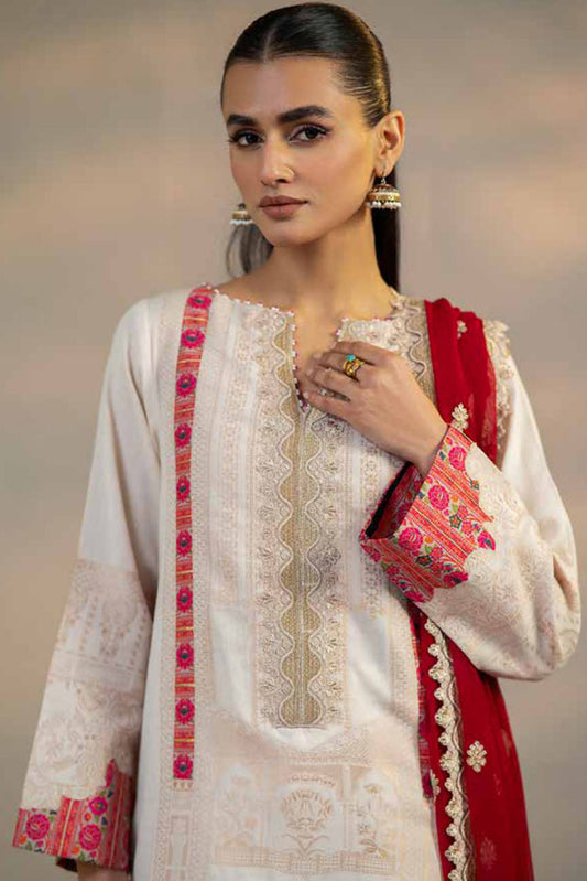 Picture of Charizma - CJ4 05 Embroidered Cambric Jacquard Collection Vol 1 - Available at Raja Sahib