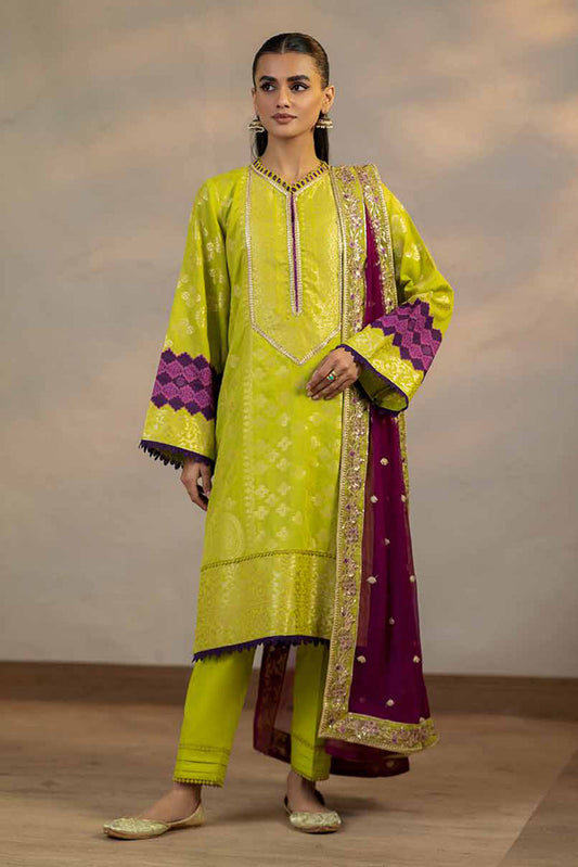 Picture of Charizma - CJ4 06 Embroidered Cambric Jacquard Collection Vol 1 - Available at Raja Sahib