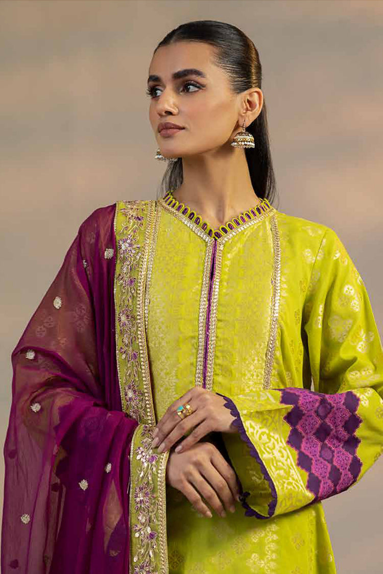 Picture of Charizma - CJ4 06 Embroidered Cambric Jacquard Collection Vol 1 - Available at Raja Sahib