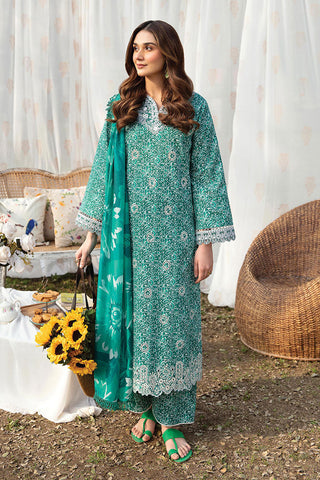 AZL V1 02 Iris Summer Dream Embroidered Lawn Collection Vol 1