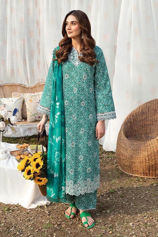 Picture of Ayzel - AZL V1 02 Iris Summer Dream Embroidered Lawn Collection Vol 1 - Available at Raja Sahib