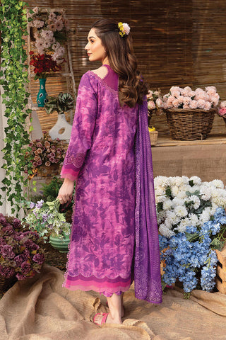 Ayzel - AZL V1 04 Fuchsia Summer Dream Embroidered Lawn Collection Vol 1