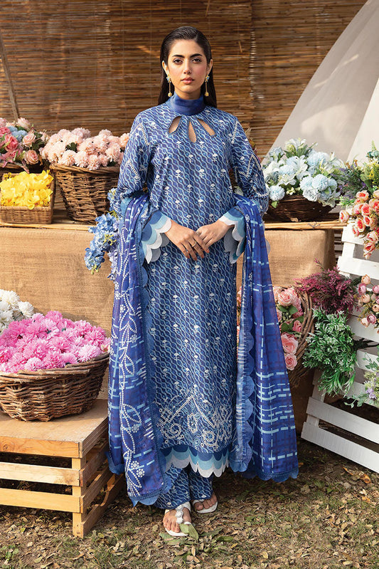 Picture of Ayzel - AZL V1 06 Lazuli Summer Dream Embroidered Lawn Collection Vol 1 - Available at Raja Sahib