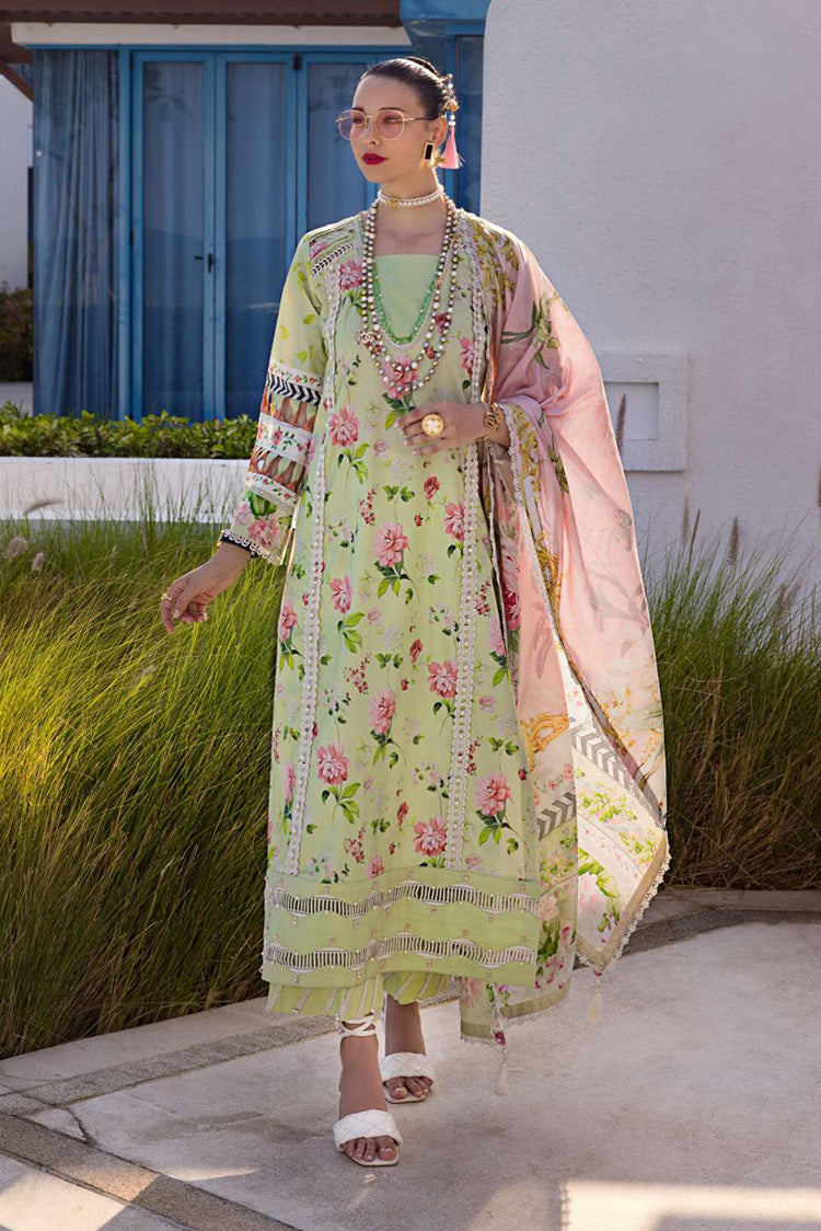 Picture of Elaf - EOP 02A Chelsea Prints Printed Lawn Collection - Available at Raja Sahib