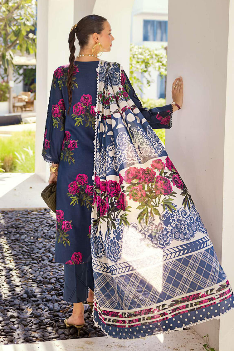 Picture of Elaf - EOP 03B Pattaya Poise Prints Printed Lawn Collection - Available at Raja Sahib