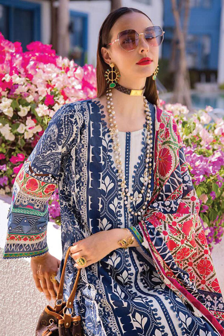 Picture of Elaf - EOP 07B Elnaz Prints Printed Lawn Collection - Available at Raja Sahib