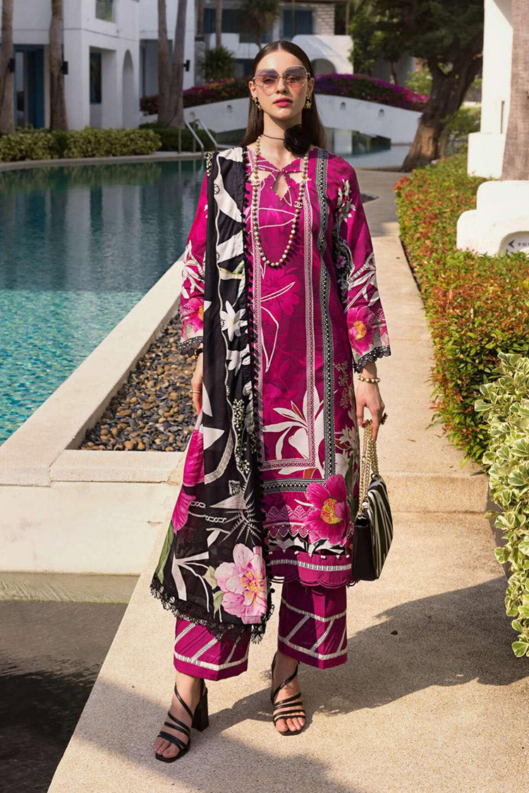 Picture of Elaf - EOP 08A Petunia Prints Printed Lawn Collection - Available at Raja Sahib