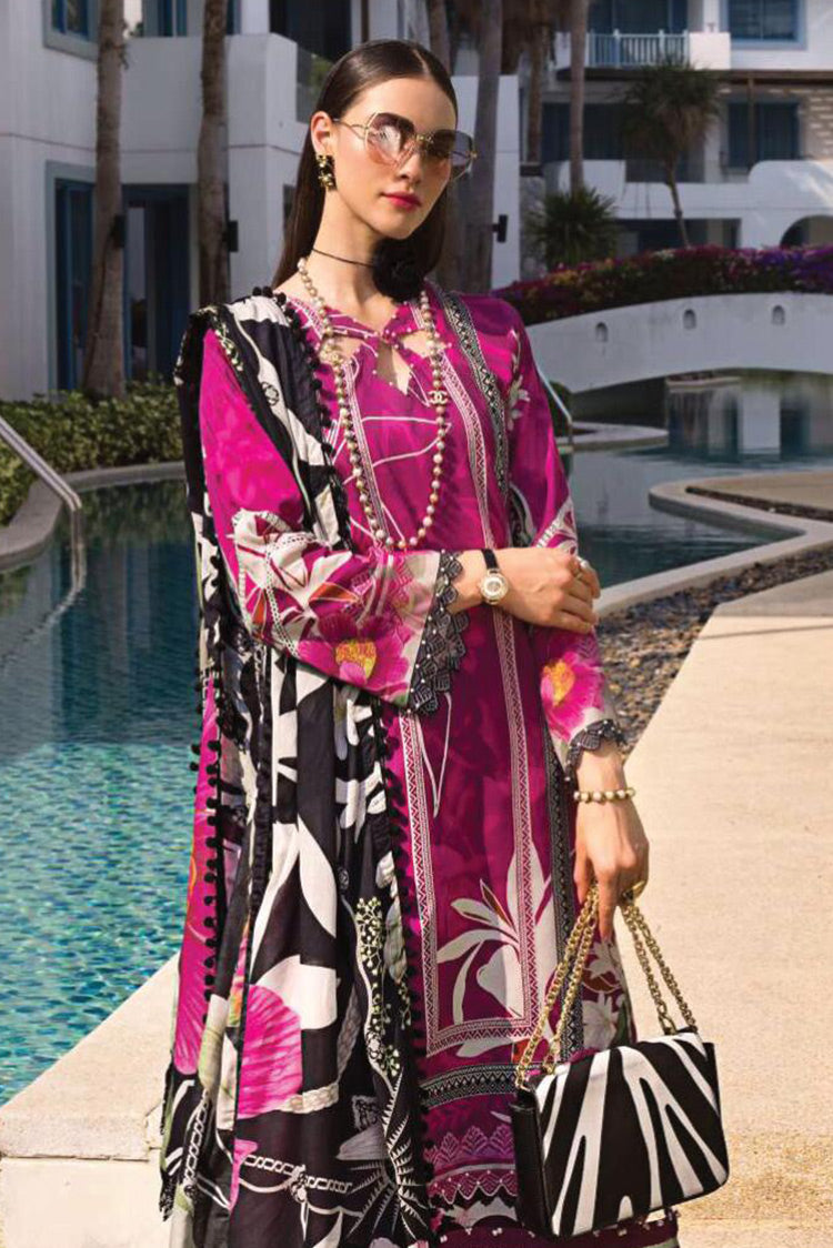 Picture of Elaf - EOP 08A Petunia Prints Printed Lawn Collection - Available at Raja Sahib