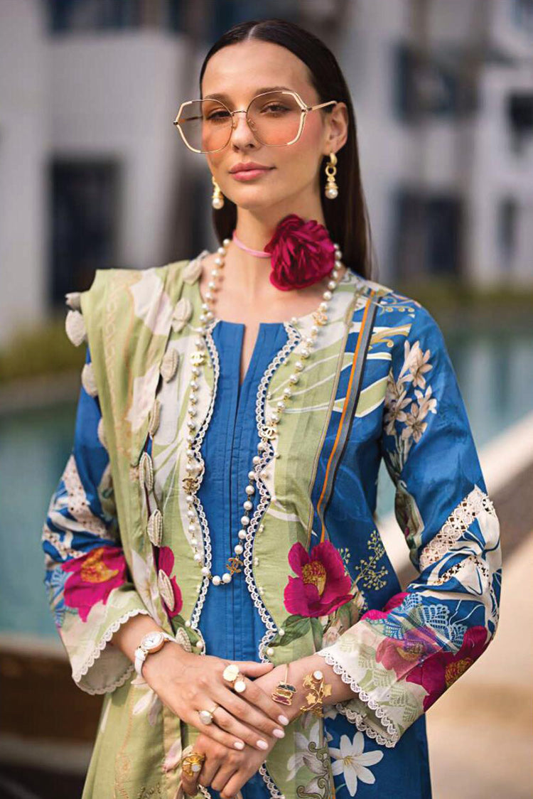 Picture of Elaf - EOP 08B Whimsy Toscana Prints Printed Lawn Collection - Available at Raja Sahib