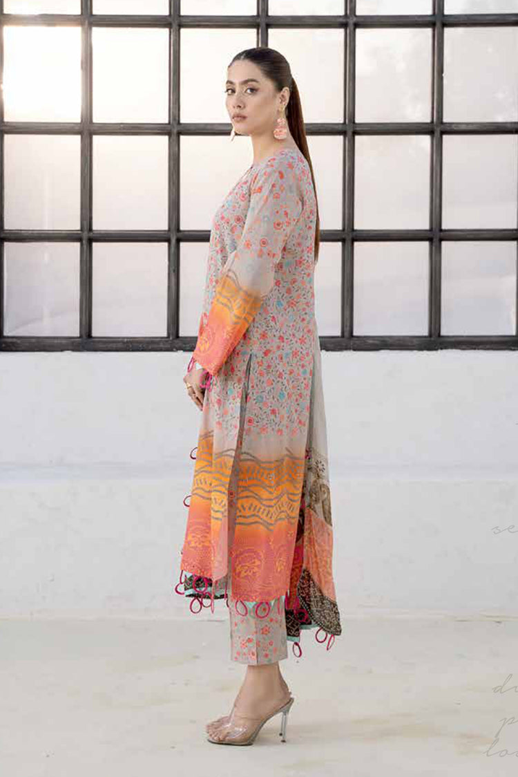 Picture of Charizma - CP4 12 C Prints Printed Lawn Collection Vol 2 - Available at Raja Sahib